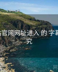 关于 p站官网网址进入 的 字幕方案 研究