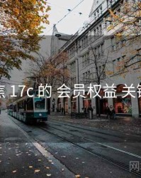 聚焦 17c 的 会员权益 关键点