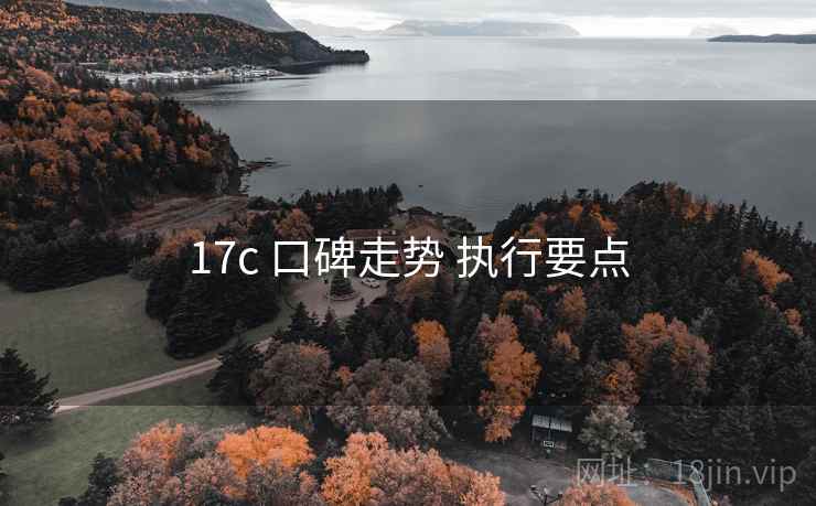 17c 口碑走势 执行要点 17c 口碑走势 执行要点