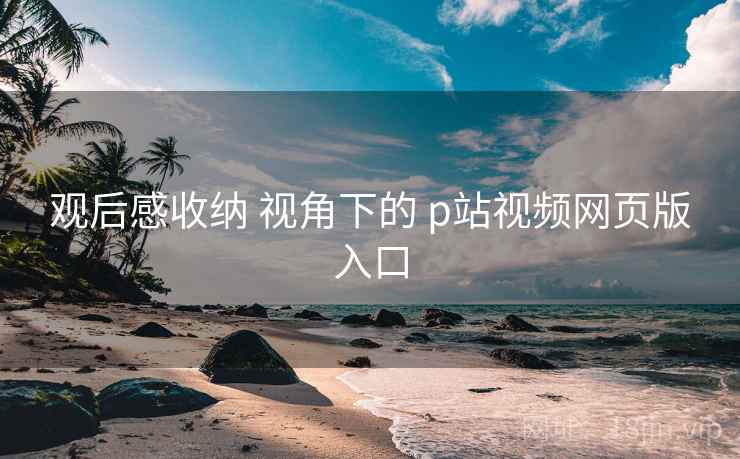观后感收纳 视角下的 p站视频网页版入口
